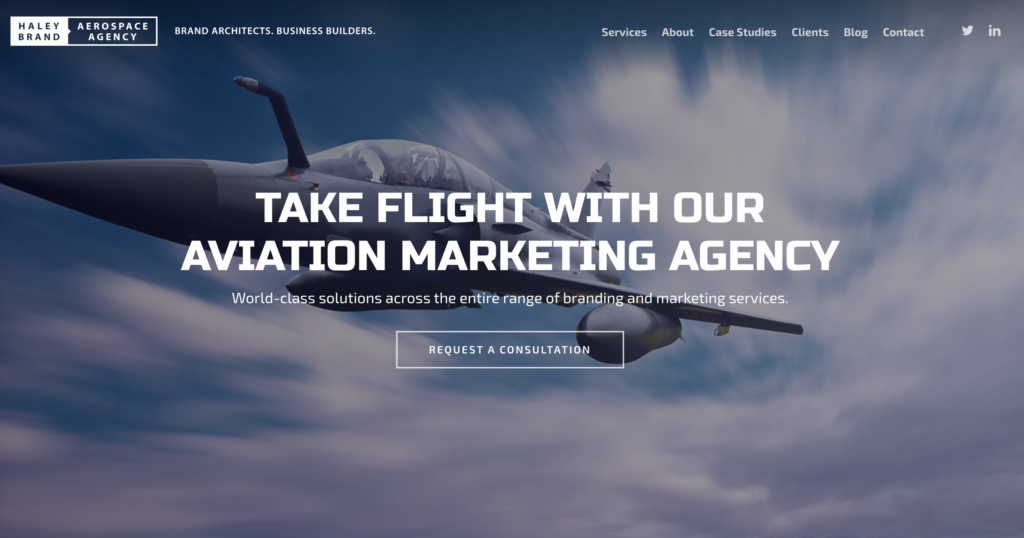 Website photo for Haley Brand Aerospace Agency